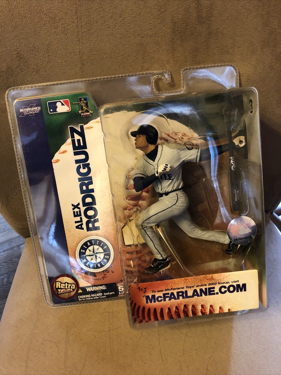 スポーツ 2003 McFarlane Baseball Alex Rodriguez 2003 McFarlane Baseball MLB Series 6 Alex Rodriguez Mariners Retro