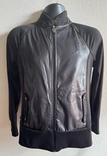 Puma Sport Scuderia Ferrari Jacket Black Full Zip Men's Size Medium No Patch