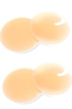 Women's Magnetic Invisible Silicone Nipple Covers Breast Petals Pack of 4