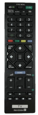 GHYREX New Remote RM-ED054 For Sony TV KDL-46HX753, KDL-50W790B, XBR-65X900B
