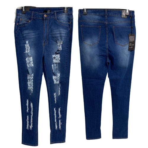 NWT B.O.B Jeans High Waist Distressed 