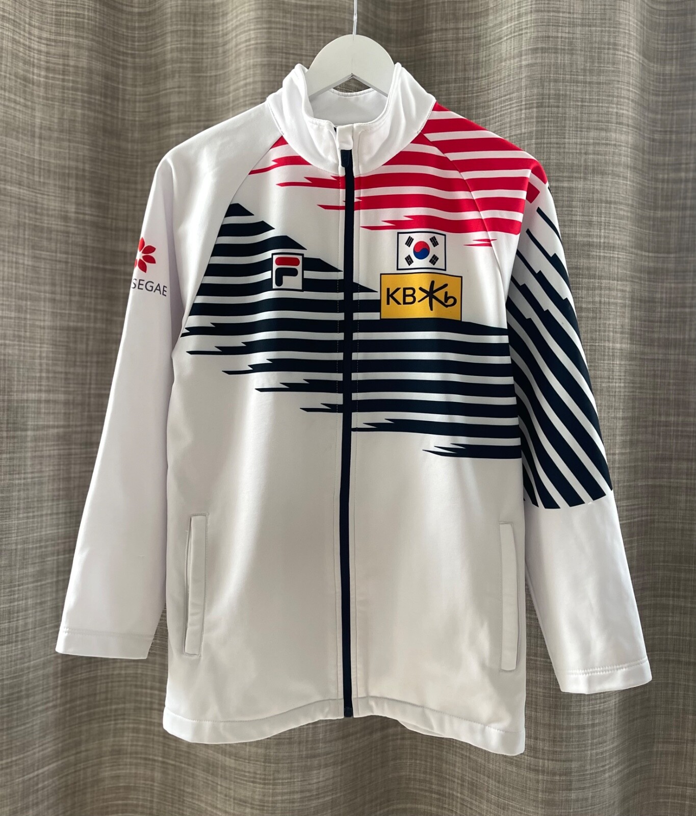 Giacca FILA Nazionale Corea Cerniera Unisex Adulti Taglia 100 S M