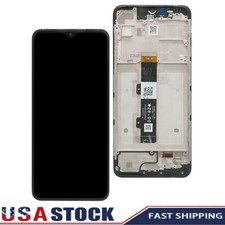 Replacement LCD Display Touch Screen Digitizer Frame For Moto G Pure XT2163-4