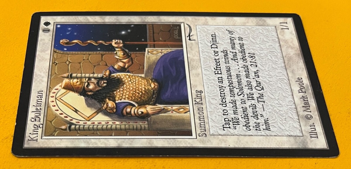 King Suleiman MTG アラビアンナイト King Suleiman MTG - Arabian Nights #0 (English) | Magic: The Gathering