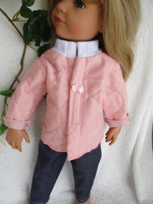 Puppenkleidung Jeans + Jacke für Stehpuppe 46- 50 cm (ohne Puppe Hannah) NEU