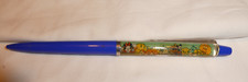 Bolígrafo flotante vintage Disneyland TOONTOWN Trolley Mickey Minnie Mouse