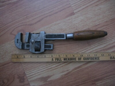 Vintage Stillson Walworth  14'' Pipe Wrench P.S. & W Co, Made in USA