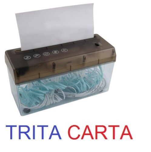 Distruggi Documenti Trita Carta Lettere Buste Fogli Elettrico Usb Batterieaaa Ebay