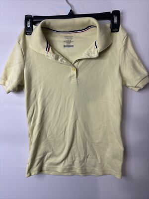 French Toast School Uniform Unisex Short Sleeve Polo Shirt Size L (10-12) BX12