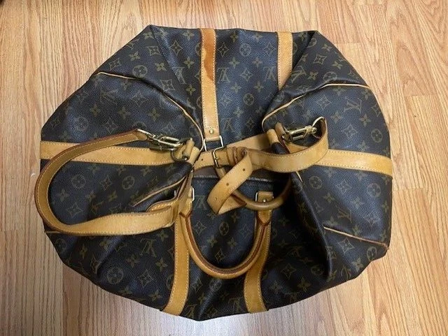 Louis Vuitton Keepall Bandouliere 50 Duffel with Strap Brown Monogram  Canvas