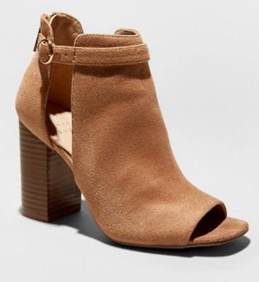 open back heeled boots