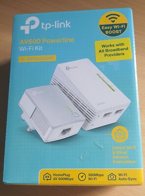 TP-LINK TL-WPA4220KIT AV600 Powerline WLAN Kit Neu/Versiegelt