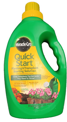 Miracle-Gro Flower/ Veggies Quick Start plant & Transplant Starting Sol 48 fl