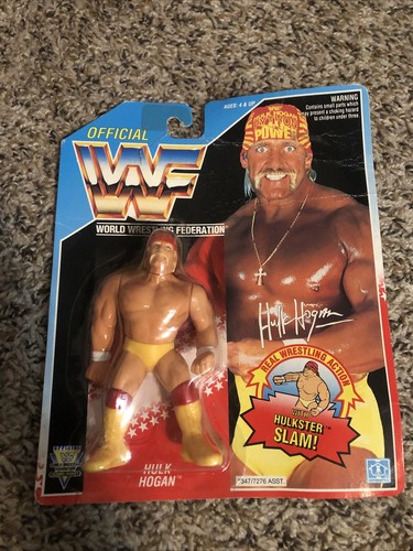 1992 WWF Hulk Hogan Hulkster Slam Action Figure Wr...