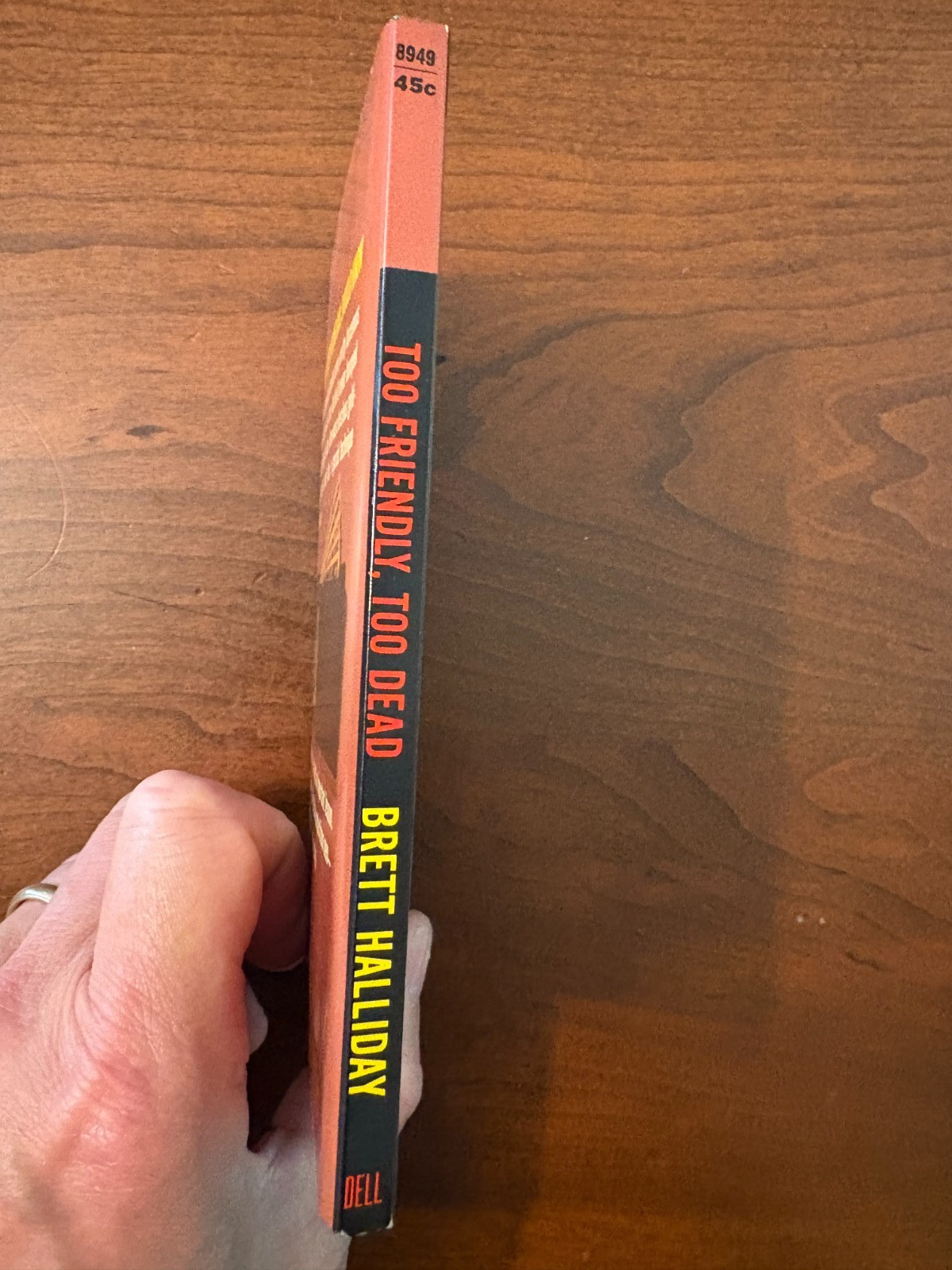 Very Fine cond. Mike Shayne Mystery Too Friendly, Too Dead Brett Halliday 1964 