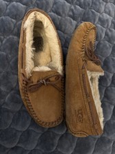 Ugh Moccasins 6 Dakota Suede Tan