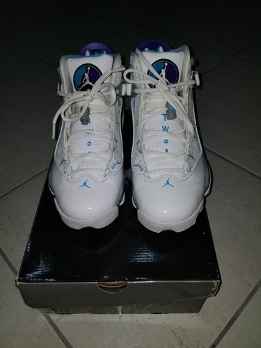 jordan 6 rings white purple