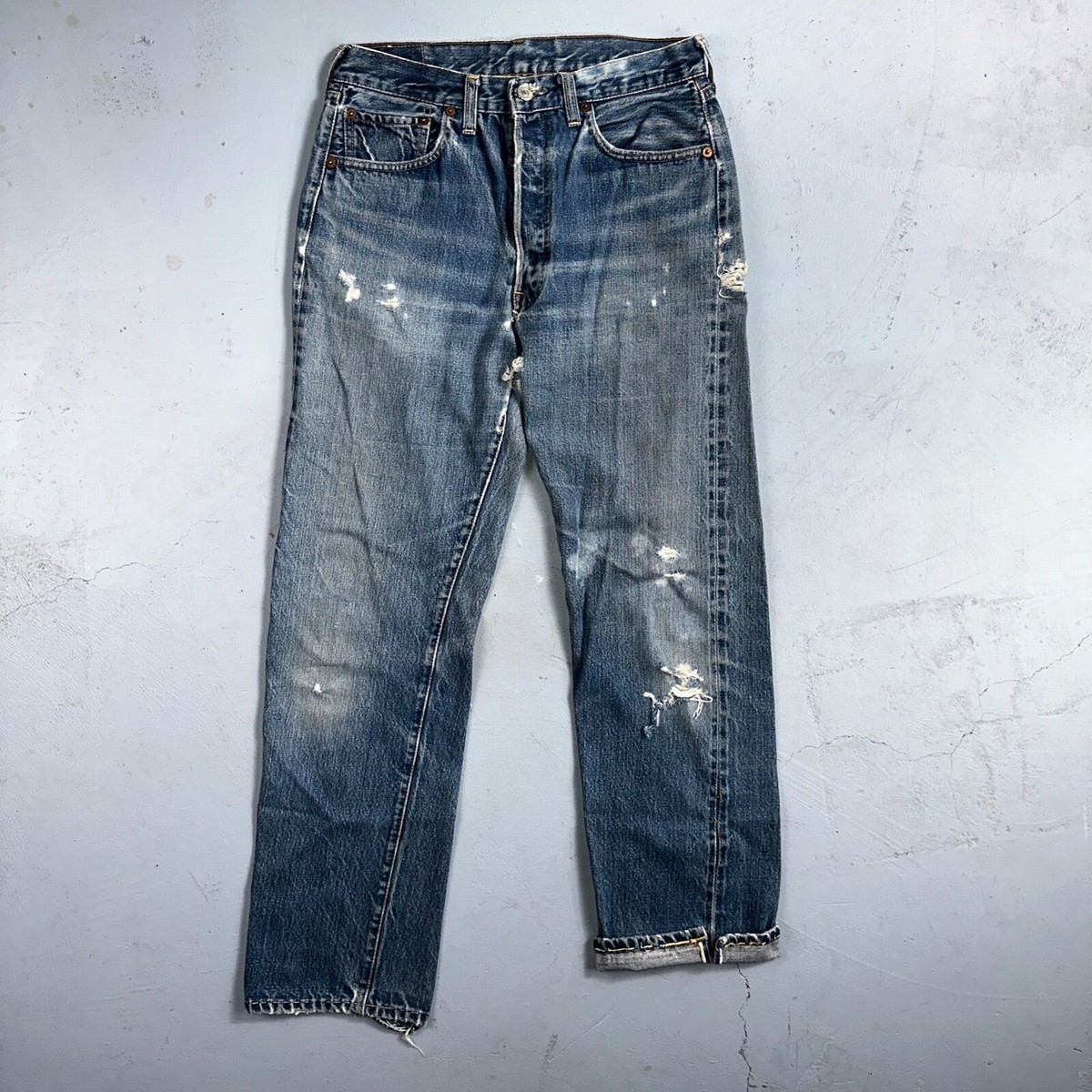 Levis 501 Big E Vintage 60s Redline Selvedge USA XX 1960s Jeans 66 