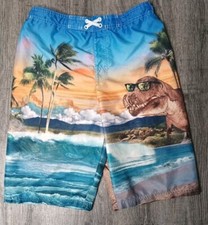 OP Dinosaur Swim Trunks Youth 2XL 18 Swim Shorts Board Shorts Summertime Beach