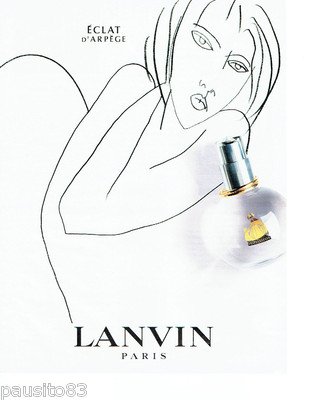 REKLAME WERBUNG 016 2003 Lanvin Parfum Eclat d'Arpège
