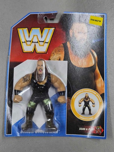 2018 WWE Mattel Braun Strowman Retro Wrestling Fig...