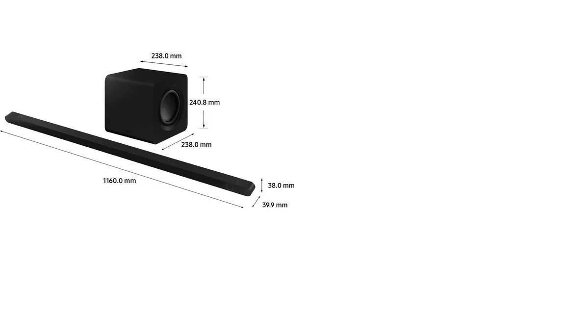 Samsung HWS80CB/ZA Channel Soundbar With Dolby Atmos And