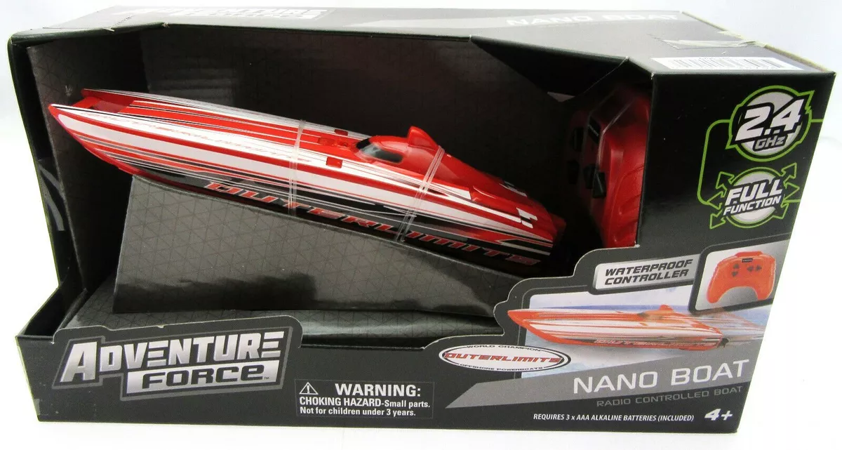 Nano RC Boat Red World Champion Outterlimits Adventure Force