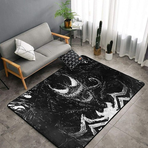 Venom Superheroes Area Rugs Bedroom Anti-Skid Floor Mats Hallway Carpets Decor - Picture 5 of 25