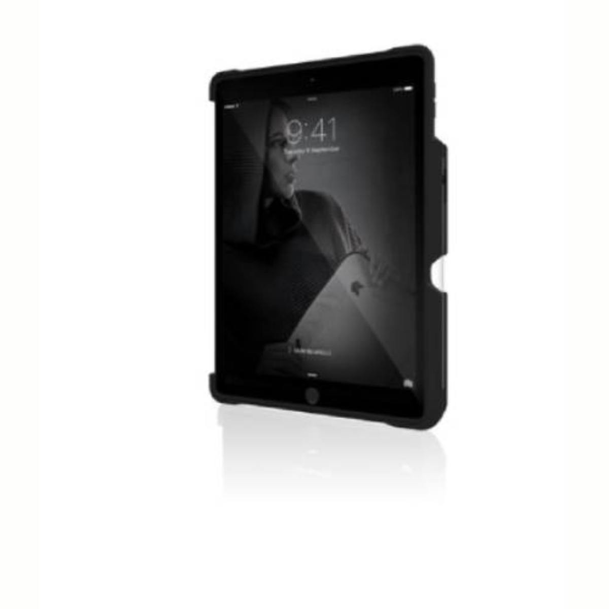 Coque iPad 10.2 Antichoc Dux Shell Duo avec Support Stylet Intégré Noir
