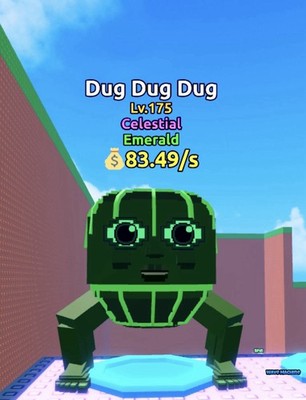 Dug Dug Dug Celestial Emerald Lv.175 Video Game Character Screenshot Dug Dug Dug