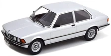 BMW e21 323i 1978 silver metallic diecast model car 180653 KK-Scale 1:18