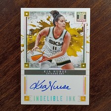 2025 Panini Impeccable WNBA Kia Nurse Indelible Ink AUTO HOLO SILVER /25