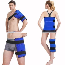 Extra Large Ice Pack for Injuries Reusable Flexible Hot Cold Therapy Compress...