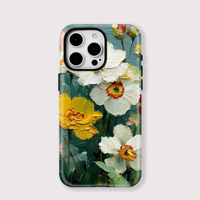 Floral Blossoms Art Tough MagSafe Apple iPhone 17 16 15 14 13 12 11 Pro Max Hülle