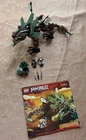 Lego Ninjago 2509 Earth Dragon Defense (complete, 2 pcs replaced, w manual) 2011