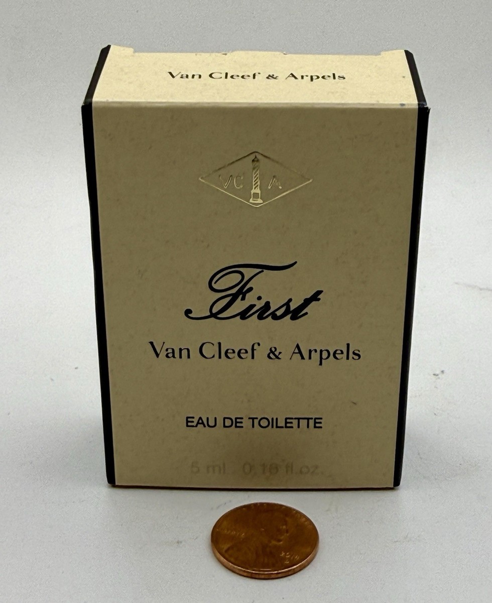 FIRST Van Cleef & Arpels 5 ml 0.16 oz EDT Rare MINI, NEW | eBay