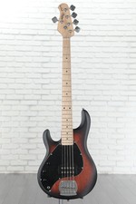 Sterling By Music Man StingRay Left Handed RAY5LH Electric Bas, Vintage Sunburst