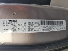 2018 Chrysler Pacifica 17 Aluminum Wheel 7J 10 Spoke Curb Rash Used OEM