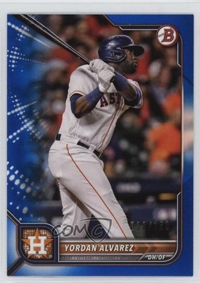 2022 Bowman Blue Border 33/150 Yordan Alvarez #83 18vp