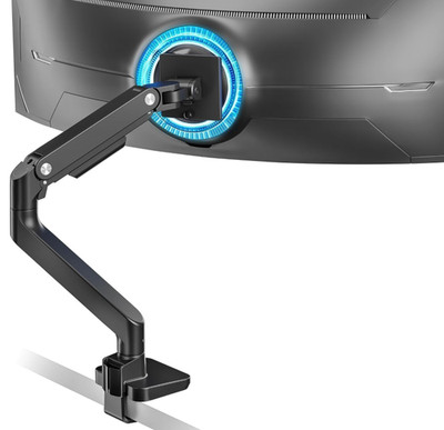 Brazo para monitor ultrapanorámico 17 49  resistente con resorte de gas, Nuevo