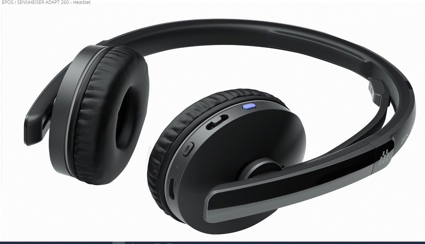 Epos B-Ware On Ear Headset Adapt 260 Bluetooth Noise Cancelling Lautstärkeregelung - Image 2
