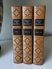 Set of books The Works Of Flavius Josephus William Whiston Baker Books HC 1990
