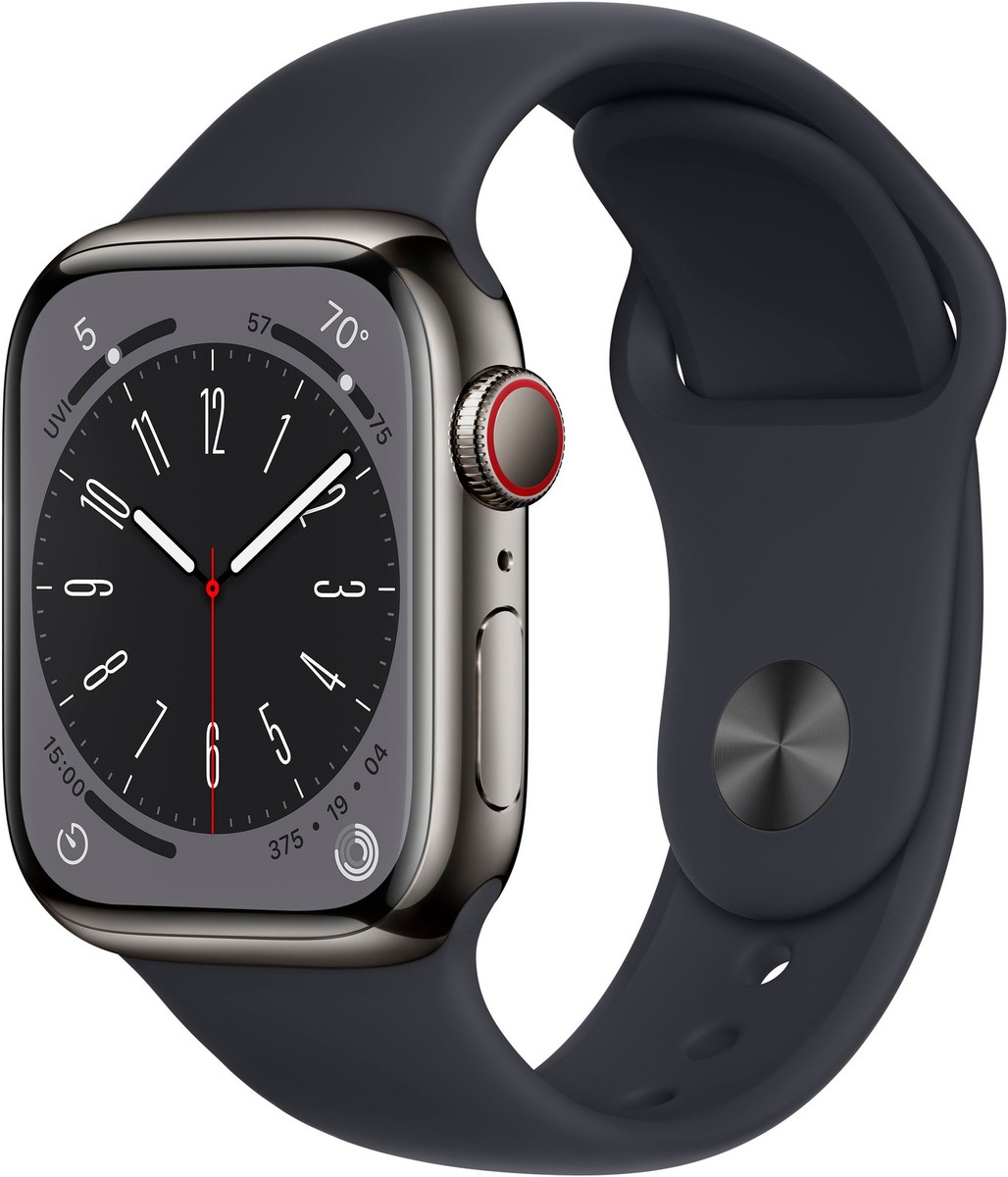 Apple Watch - Apple Watch8 41mm ミッドナイトアルミ MNHV3J/A Apple Apple Watch Series 8 GPS+Cellularモデル 41mm MNHV3J/A