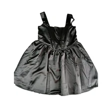 Wild Fable Dress Womens XL Black Fit & Flare Mini Square Neck Stretch Boning NWT