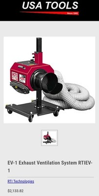 Exhaust Ventilator Portable (RTI Technologies - Model EV-1)
