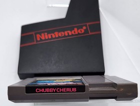 Chubby Cherub (Nintendo NES) Game Cartridge Authentic Tested 5 Screws Bandai