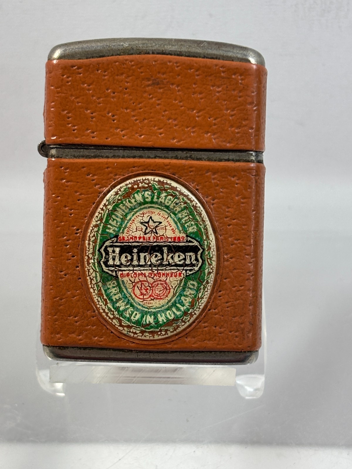 Vintage CHAMP Austria Lighter Advertising Lighter Heineken Lager Beer