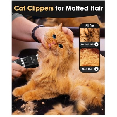 Cordless Cat Shaver for Matted Hair