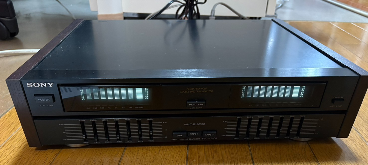 SONY SEQ-V9900 TC-V7000 TA-V7700セット SONY SEQ-V9900 Graphic Equalizer Audio Black Used From Japan | eBay