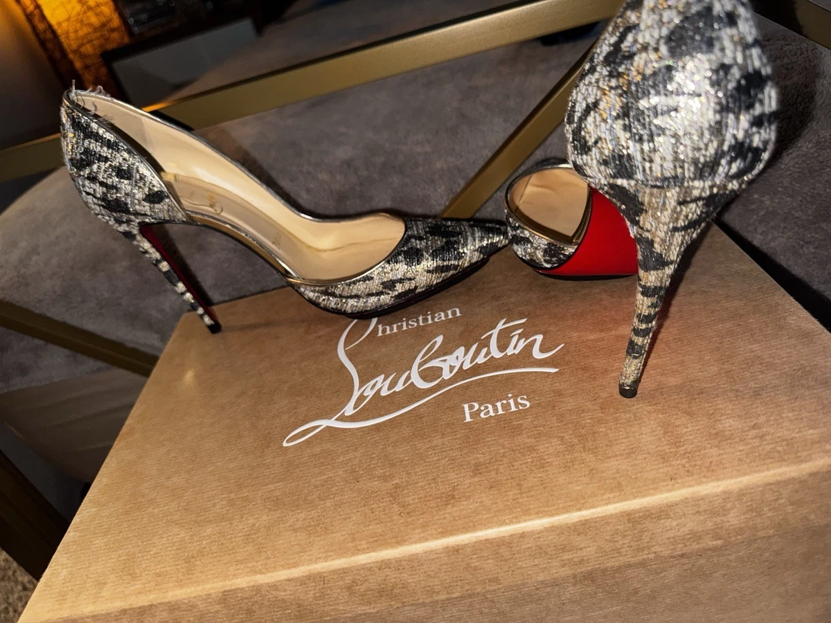 Christian Louboutin Gold Heels for Women for sale - eBay